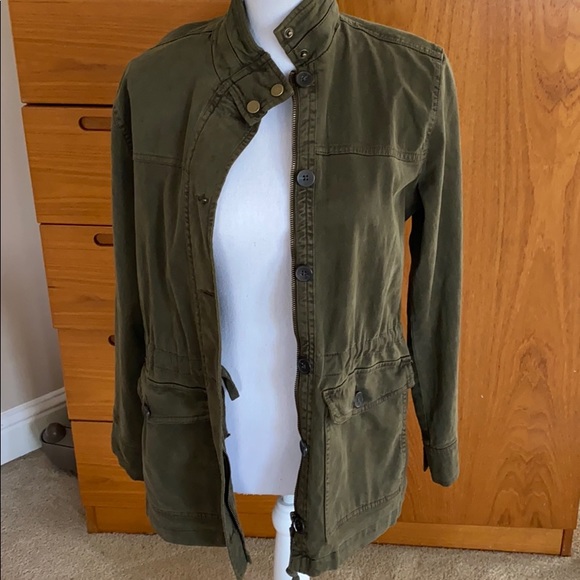Lucky brand army green jacket size S - Picture 1 of 6